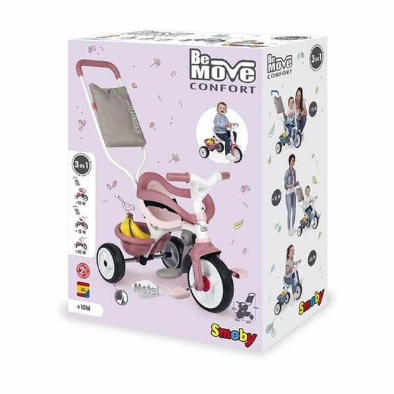 Tricycle Smoby Be Move Confort Pink-1