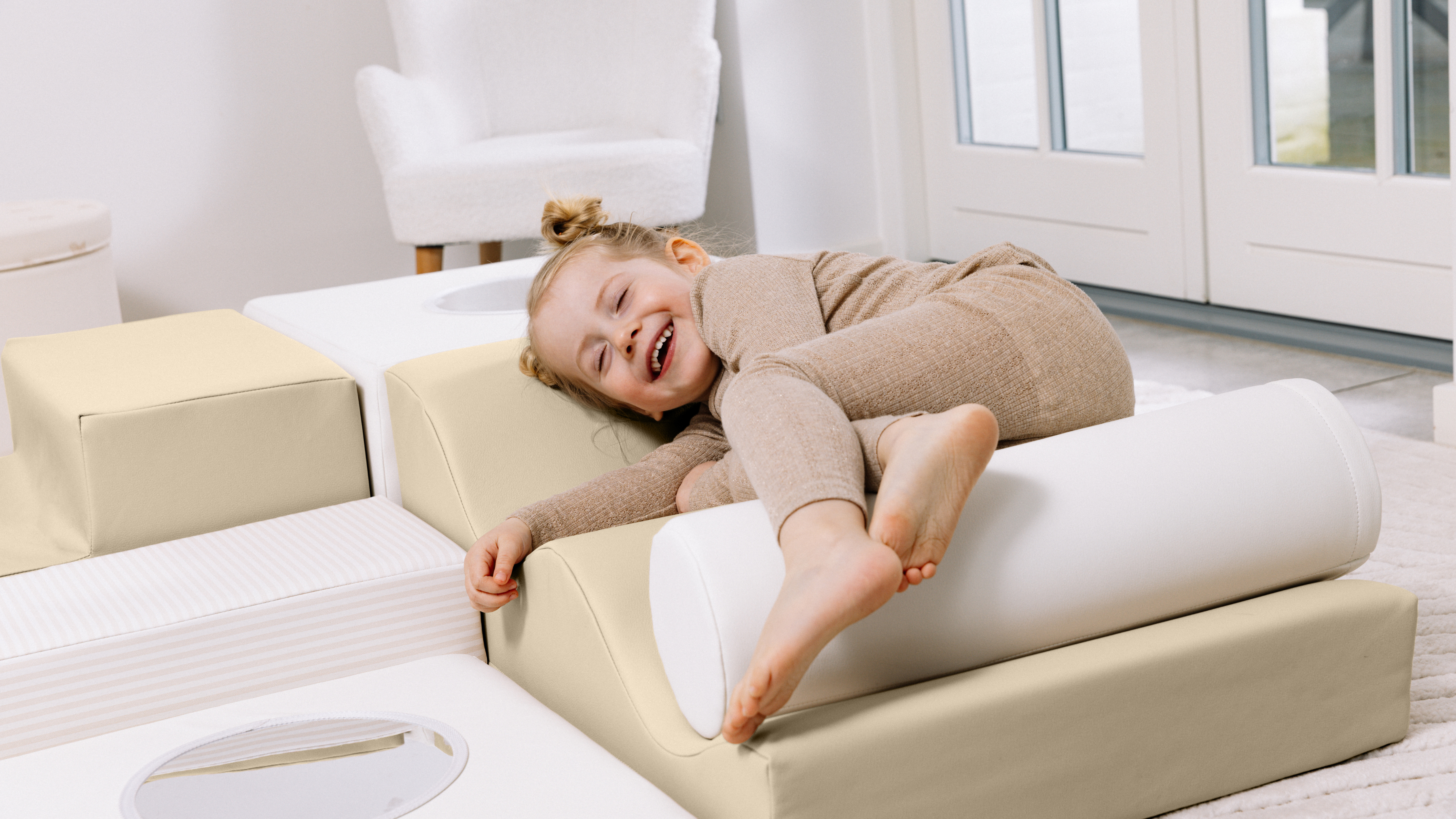 Mirror Play Set – Beige – 6-Piece Set