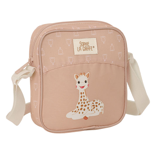 Shoulder Bag Sophie la Girafe Beige 16 x 18 x 4 cm-0