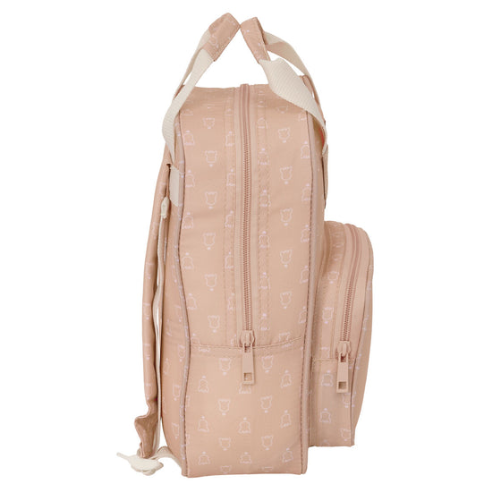 School Bag Sophie la Girafe Beige 20 x 28 x 8 cm-2