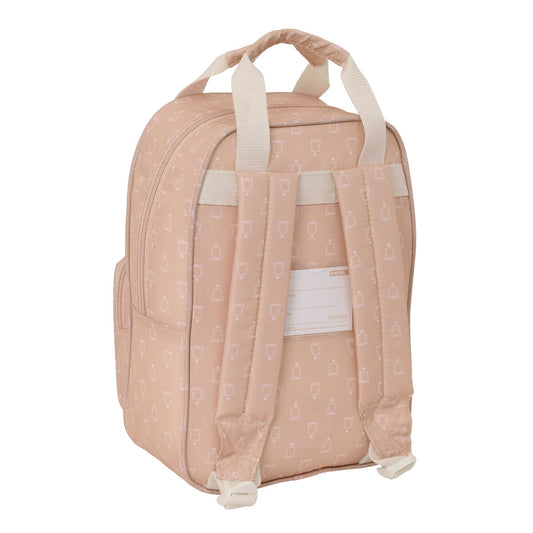 School Bag Sophie la Girafe Beige 20 x 28 x 8 cm-1