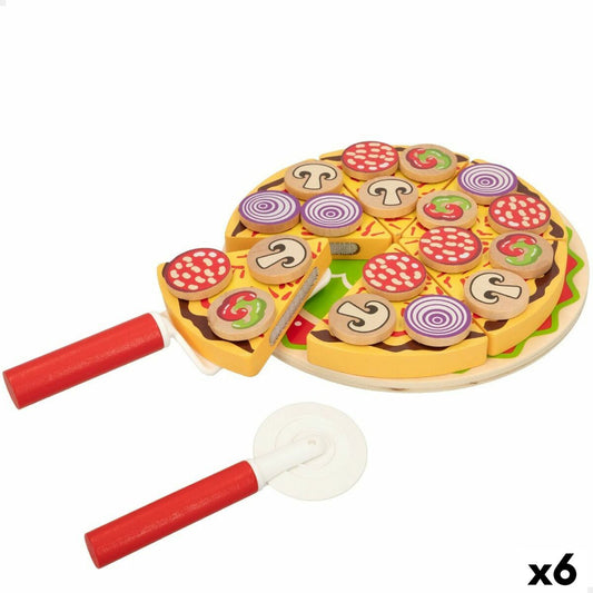 Wooden Game Woomax Pizza 27 Pieces (6 Units)-0