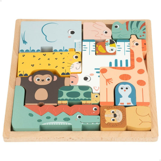 Child's Wooden Puzzle Woomax (6 Units)-1