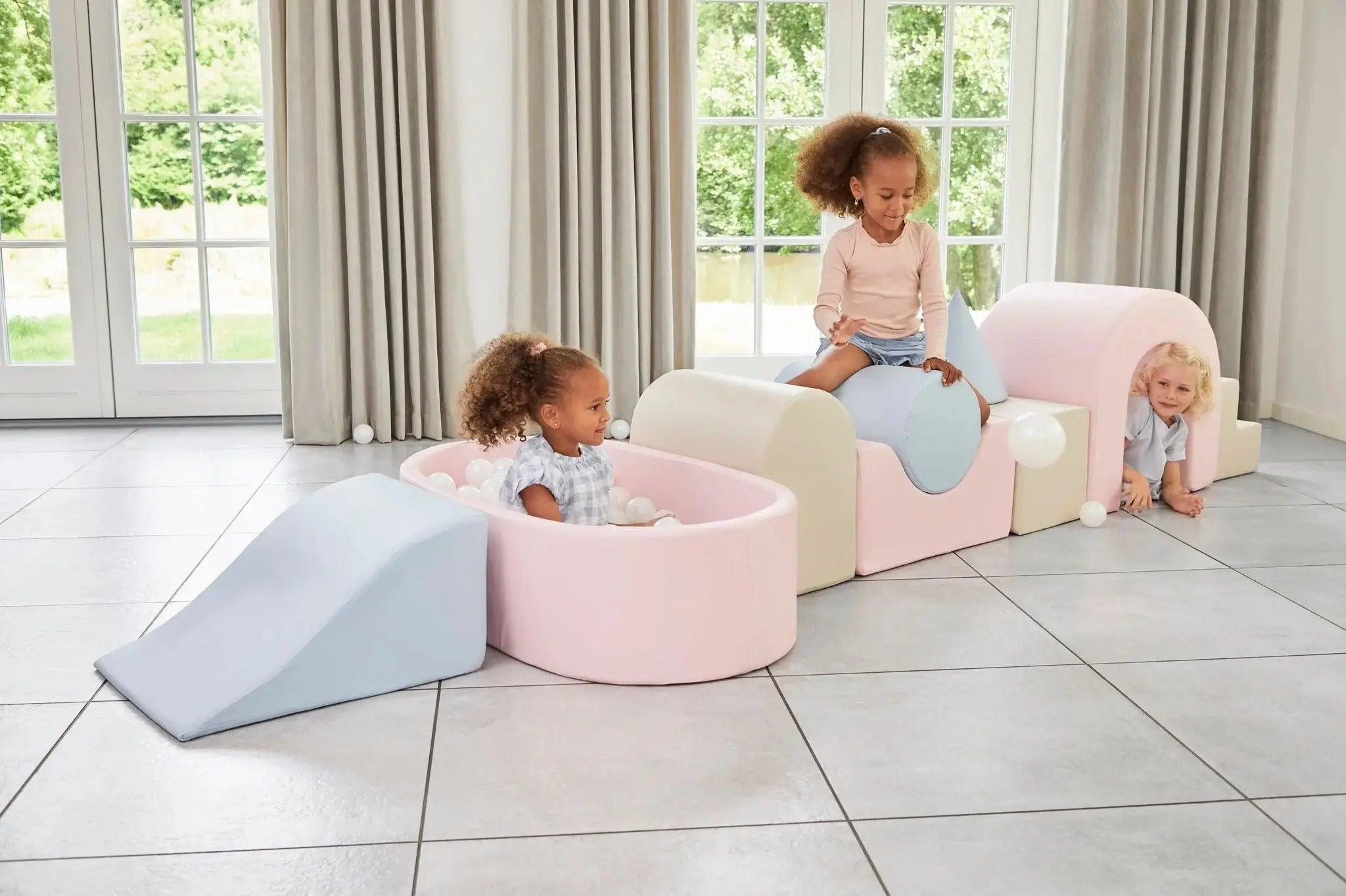 LUX Playset with Ball Pit - Pastel - 9-Piece