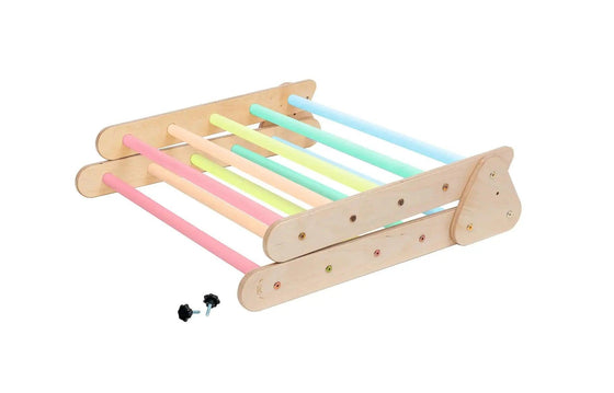 Montessori - Climbing Triangle - Wood Multicolor - KIDKII