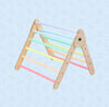 Montessori - Climbing Triangle - Wood Multicolor - KIDKII