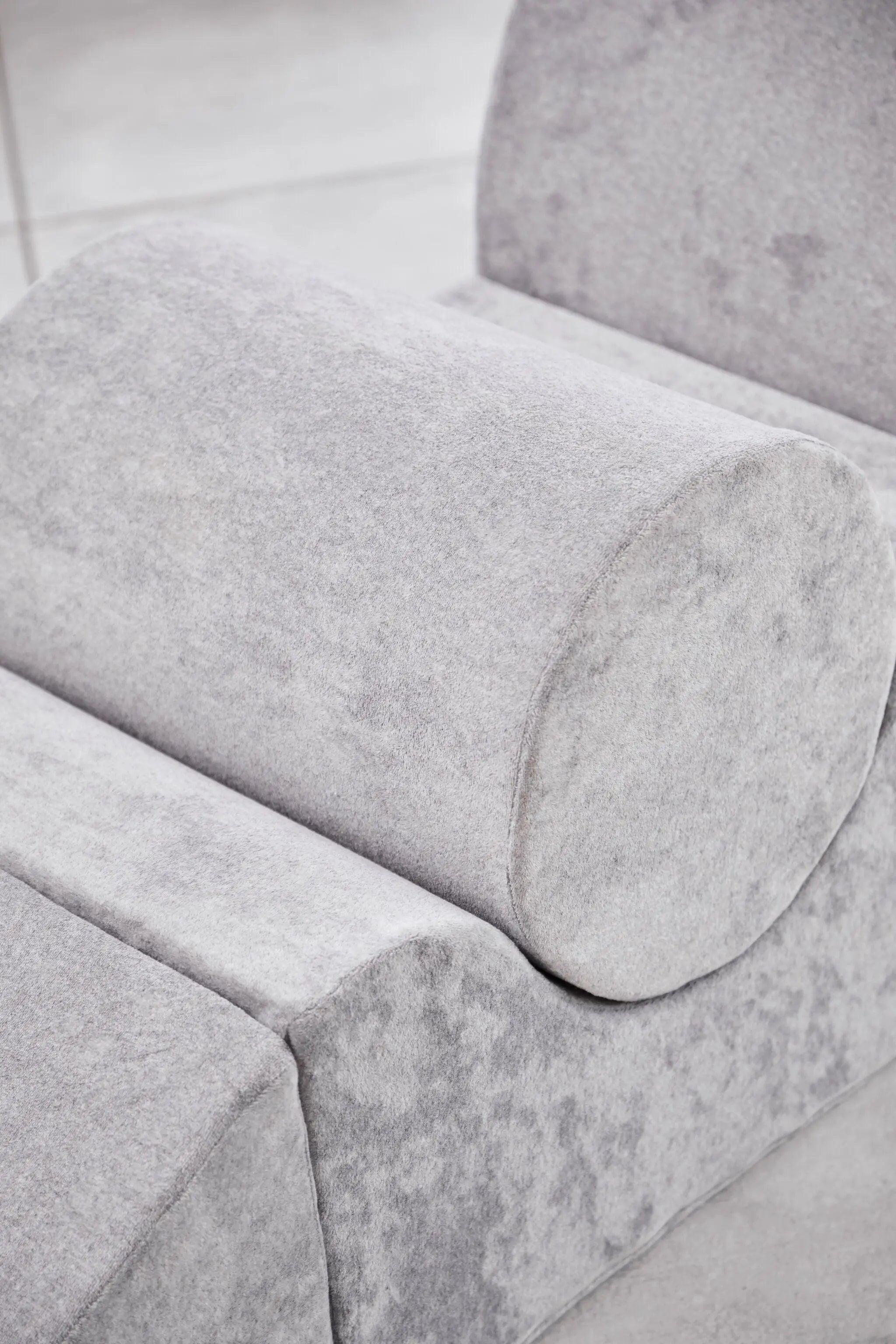 Nordic Foam Play Set With Ball Pit - Velvet Grey - KIDKII