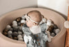 Round Ball Pit - Cotton Espresso (90x30) - KIDKII